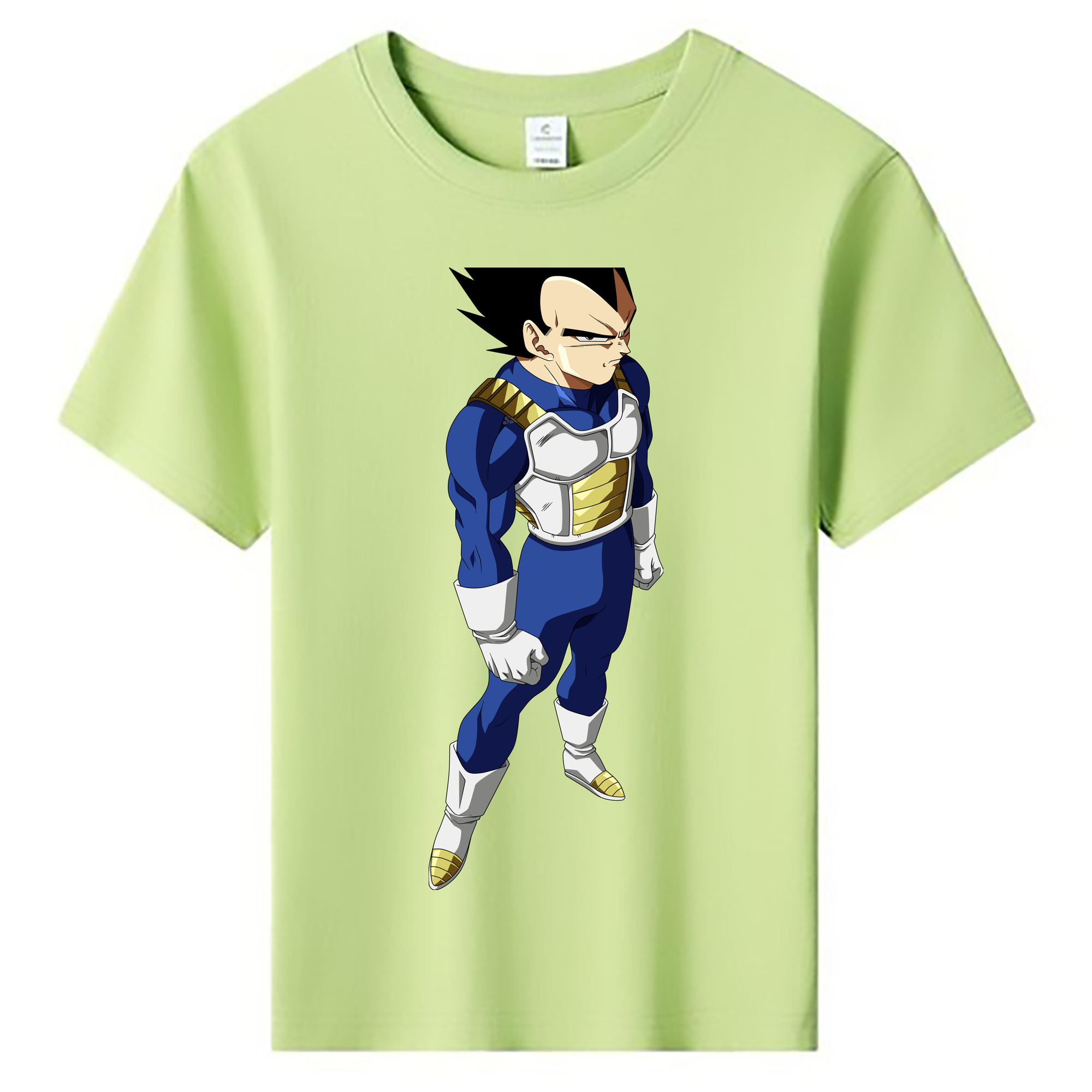 （画像用） ドラゴンボール ベジータ四世（Bejīta Yonsei）DRAGON BALL Vegeta IV 綿100％キッズTシャツ（フロントプリント）